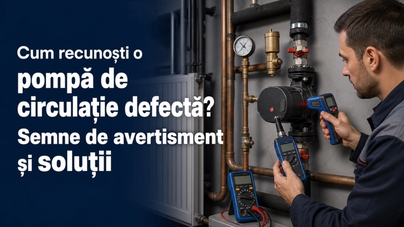 Cum recunoști o pompă de circulație defectă? Semne, cauze și soluții
